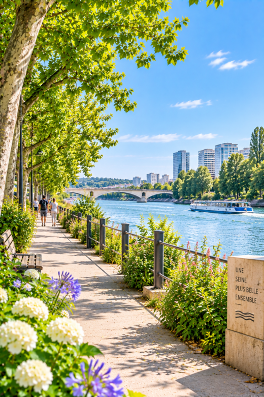 SE BALADER SUR LES BERGES DE SEINE