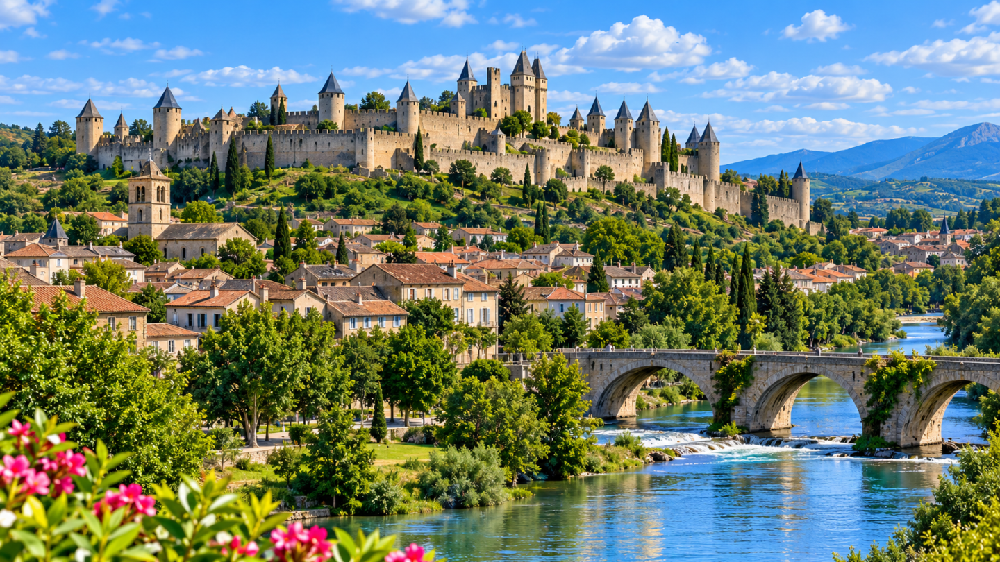 Vue aérienne de Aude