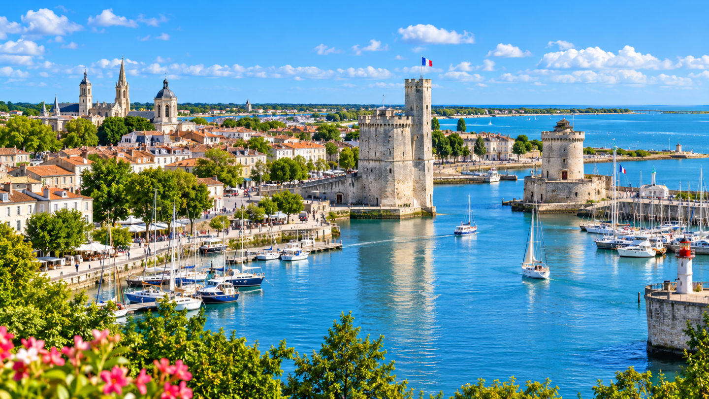 Vue aérienne de Charente-Maritime