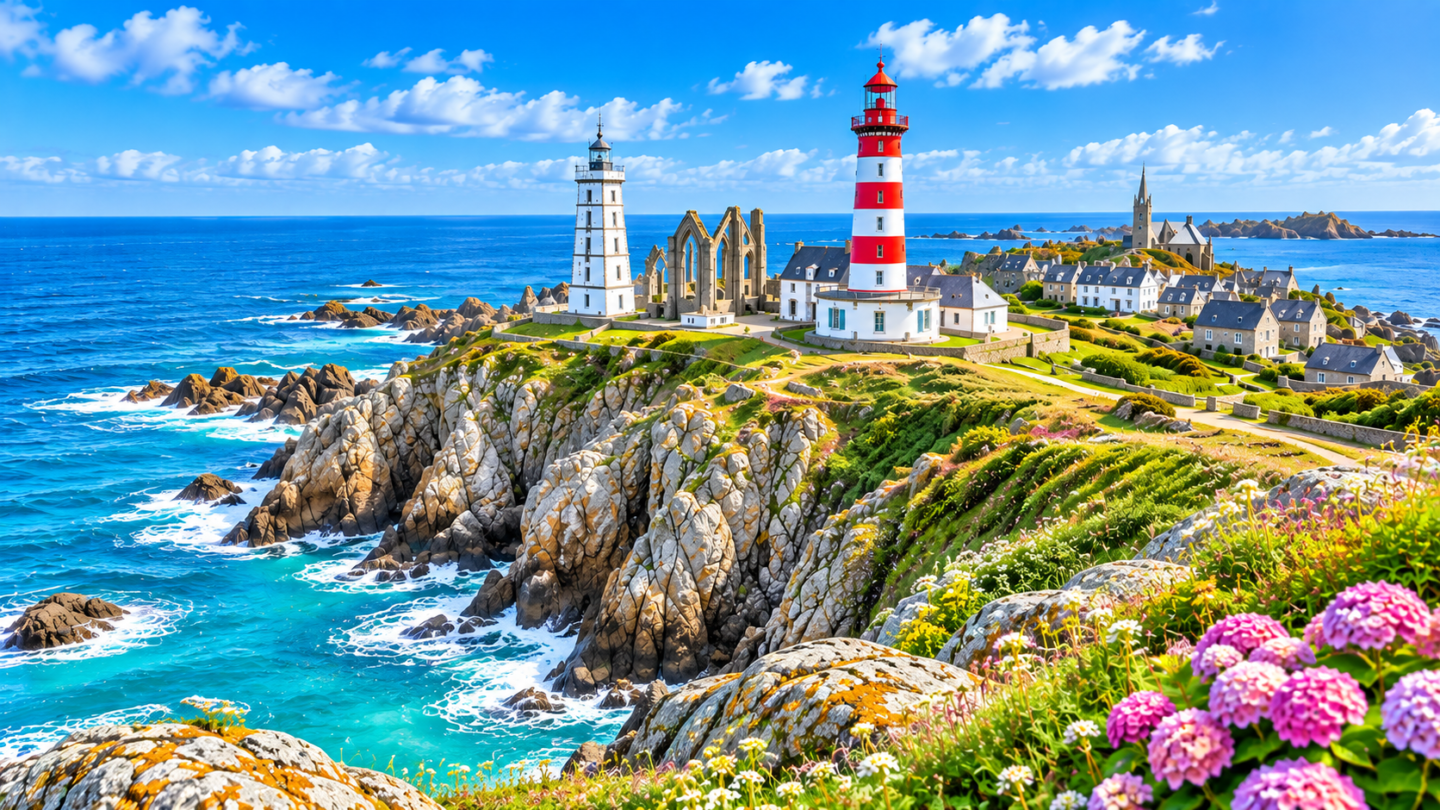 Vue aérienne de Finistère