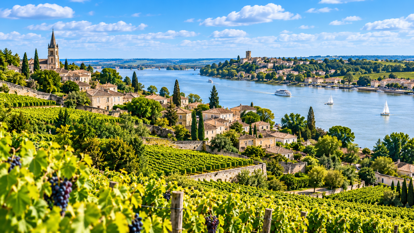 Vue aérienne de Gironde