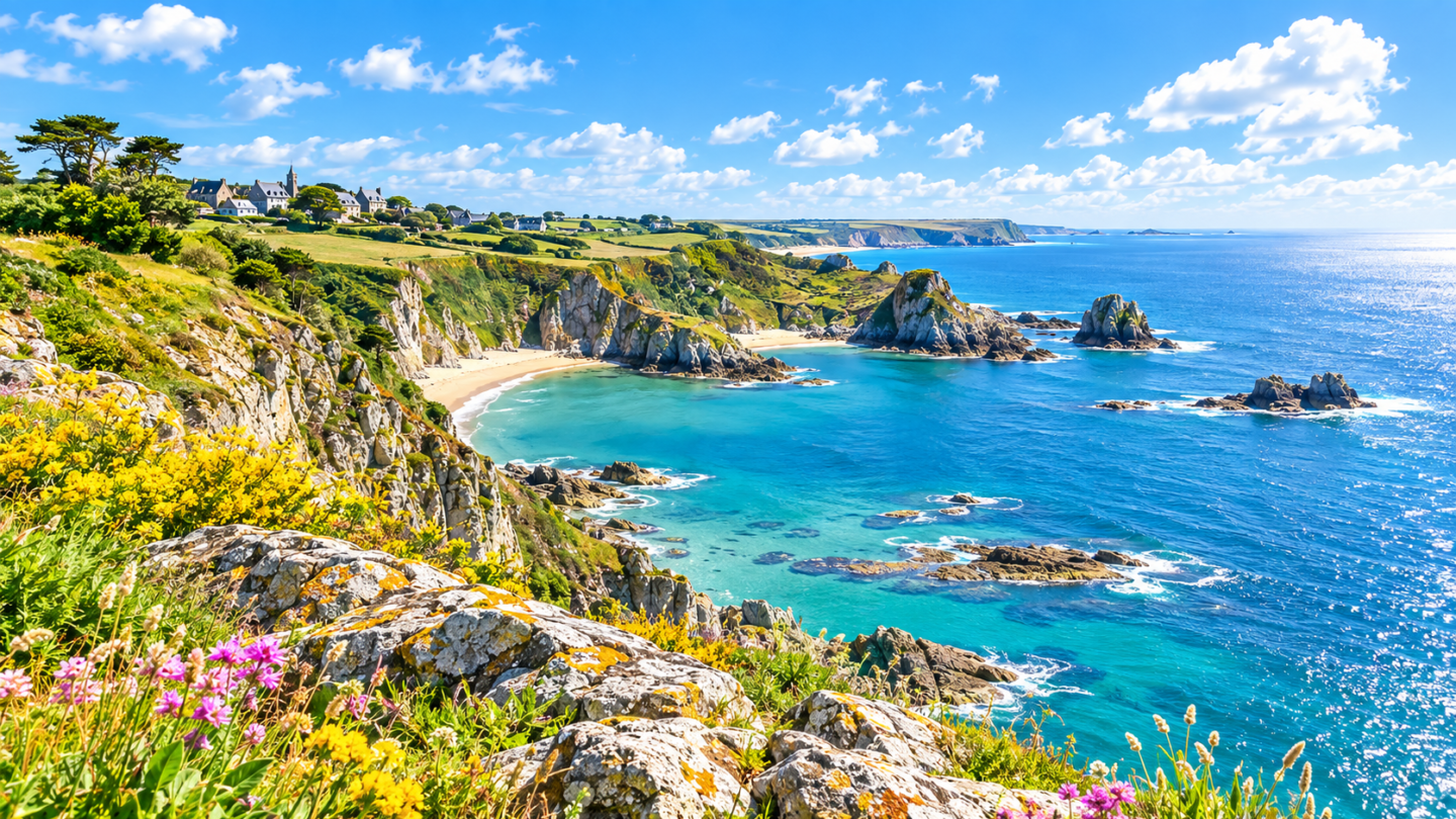Vue aérienne de Manche