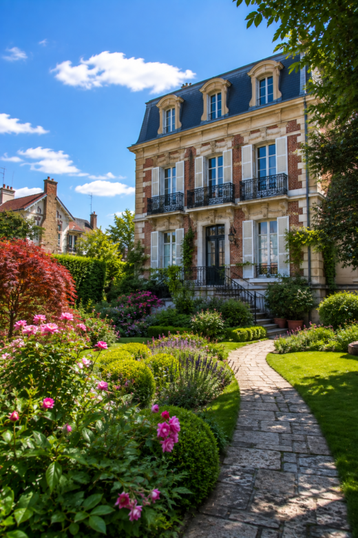 LES MAISONS DE MAITRE ET FLEURS ET JARDINS