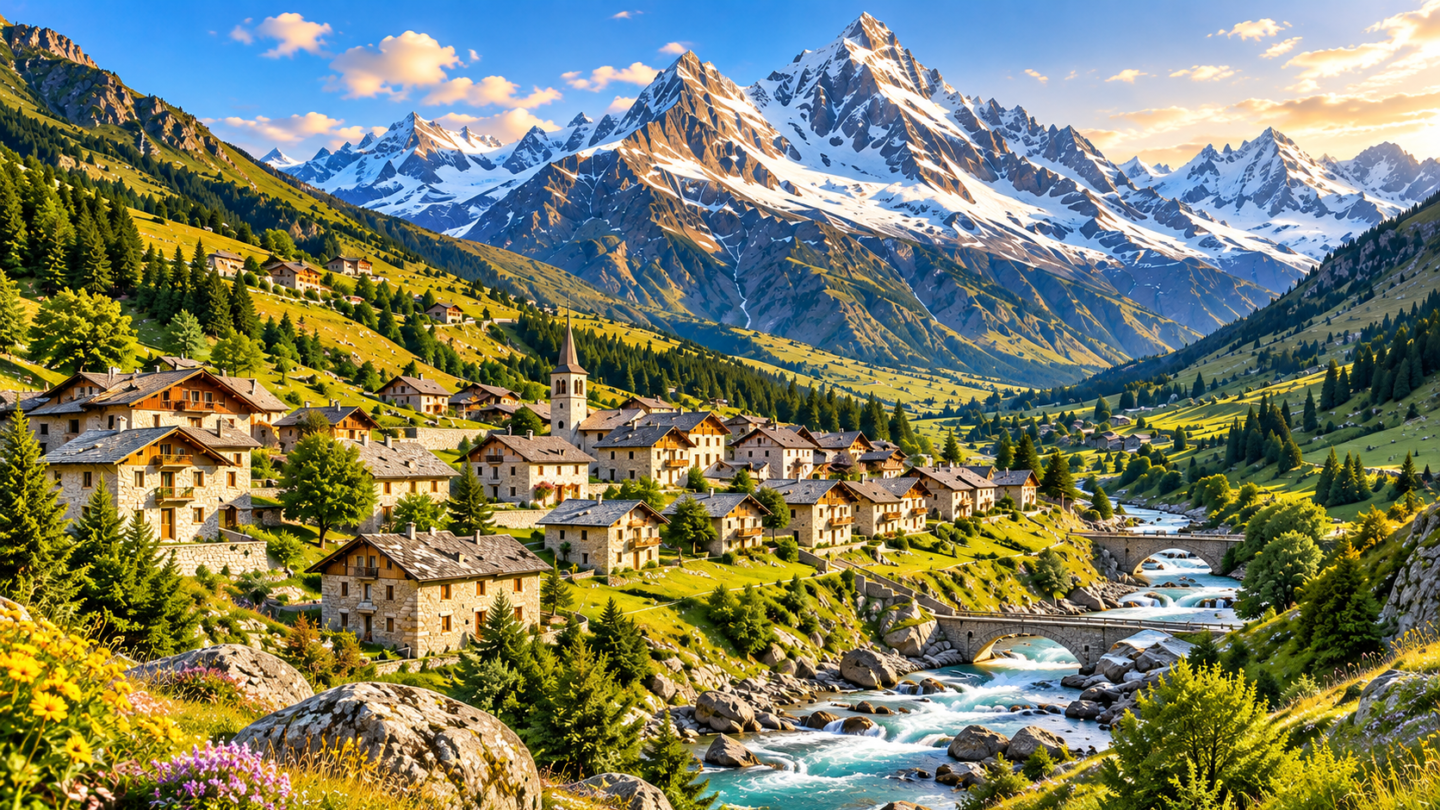 Vue aérienne de Savoie