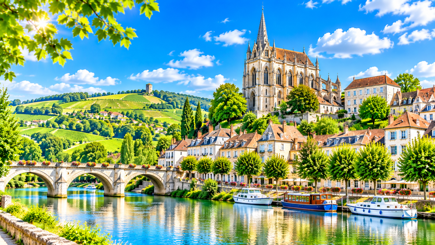 Vue aérienne de Yonne