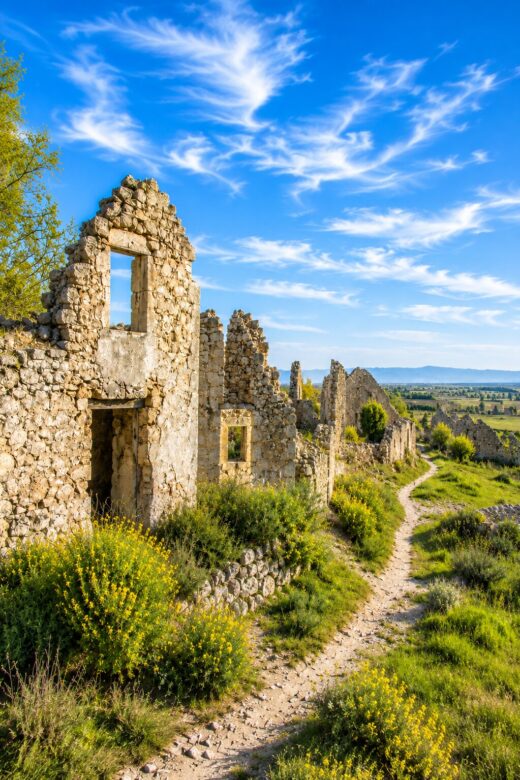Les villages abandonnes de la Crau