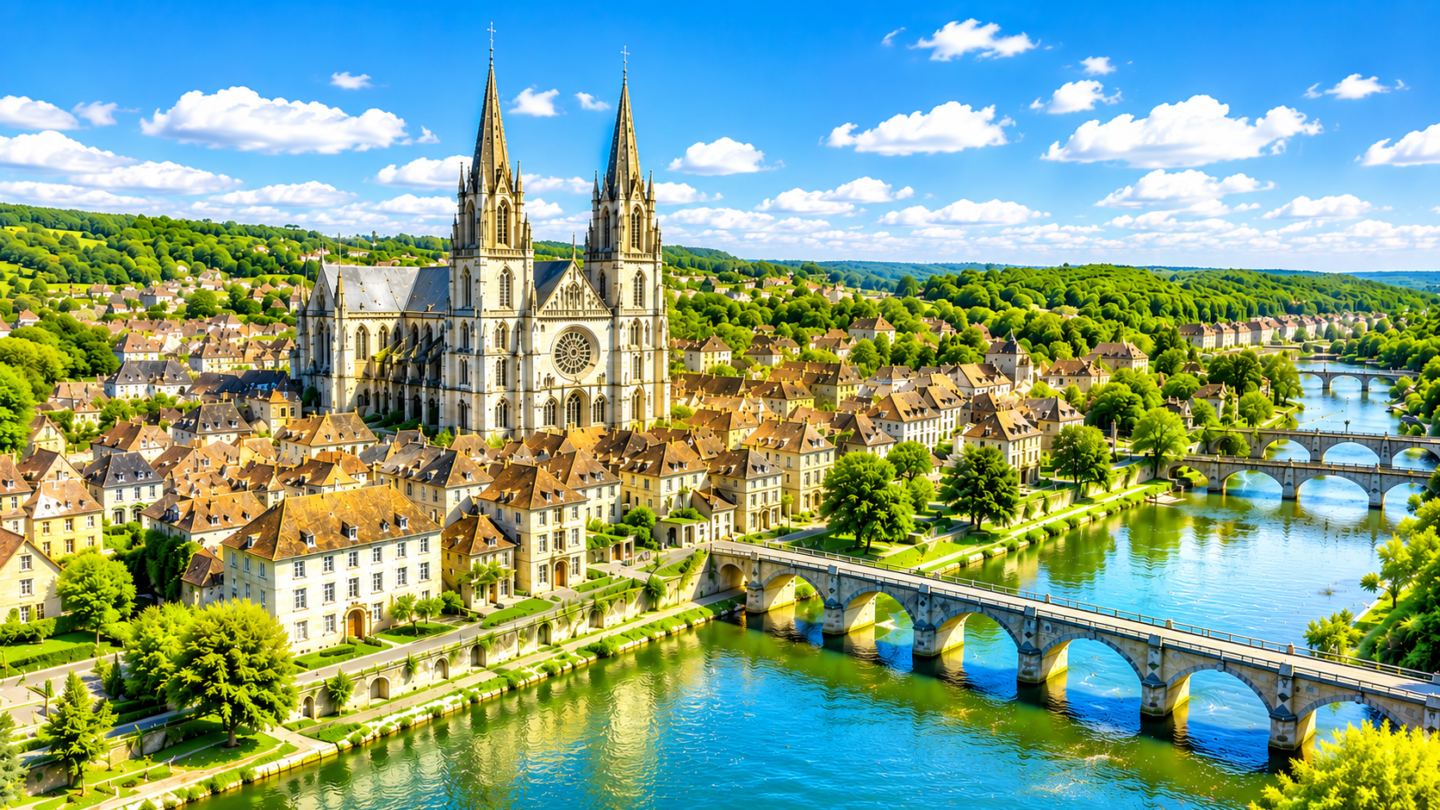 Vue aérienne de Eure-et-Loir