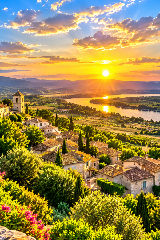 ADMIRATION DE COUCHER DE SOLEIL